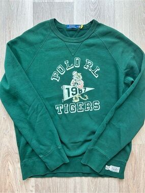 Rare Polo Ralph Lauren RL Tiger Crewneck Sweatshirt